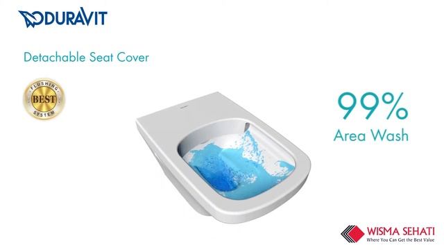 the most EASY to CLEAN toilet by DURAVIT...