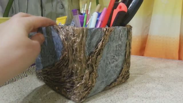 ОРГАНАЙЗЕР- КОРОБКА из картона СВОИМИ РУКАМИ.Universal organizer, box.