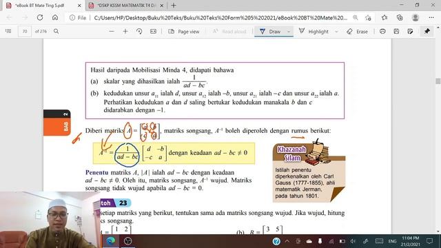 Matriks Form5 KSSM Bhgn 4