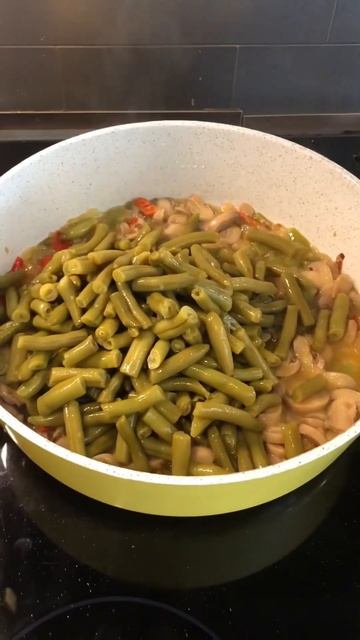 Vegan & keto mushrooms and green beans stew - Tocănița de post de ciuperci si fasole verde  #shorts