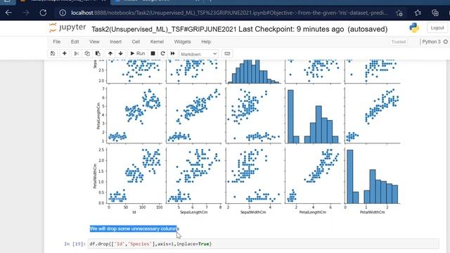 K means Clustering on Iris Dataset Task2 of The Sparks Foundation #GRIPJUNE21