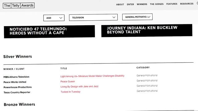 telly Awards SILVER Light Among Us Directed by Ali Hashem Ali