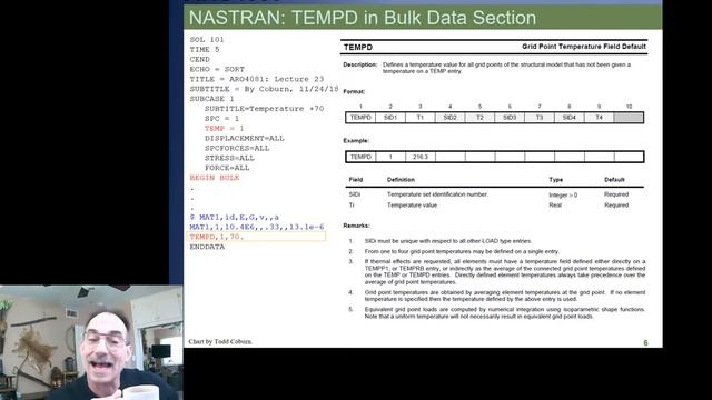 Finite Element Analysis: L-20 NASTRAN Thermal Analysis