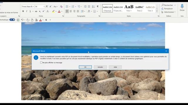 Voici commnt transformer vos PDF en documents Word  !