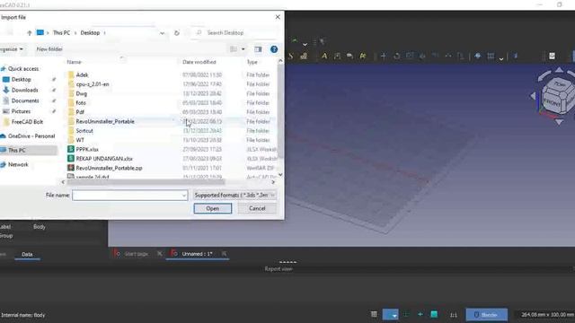 FreeCAD DXF file From nanoCAD en 5.0 to Import and solid 3D mode