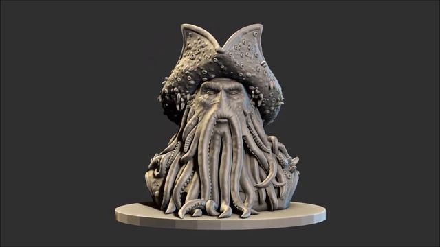 Davy Jones | Zbrush Turntable [WIP]