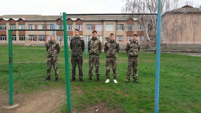 Навчально-польові збори з учнями 11 класу на базі Доброводівського ліцею