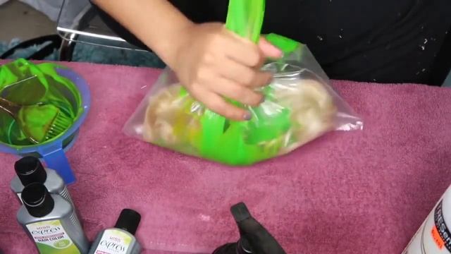 From blond hair to lime green | Krystal Mari Vargas | AsteriaHair