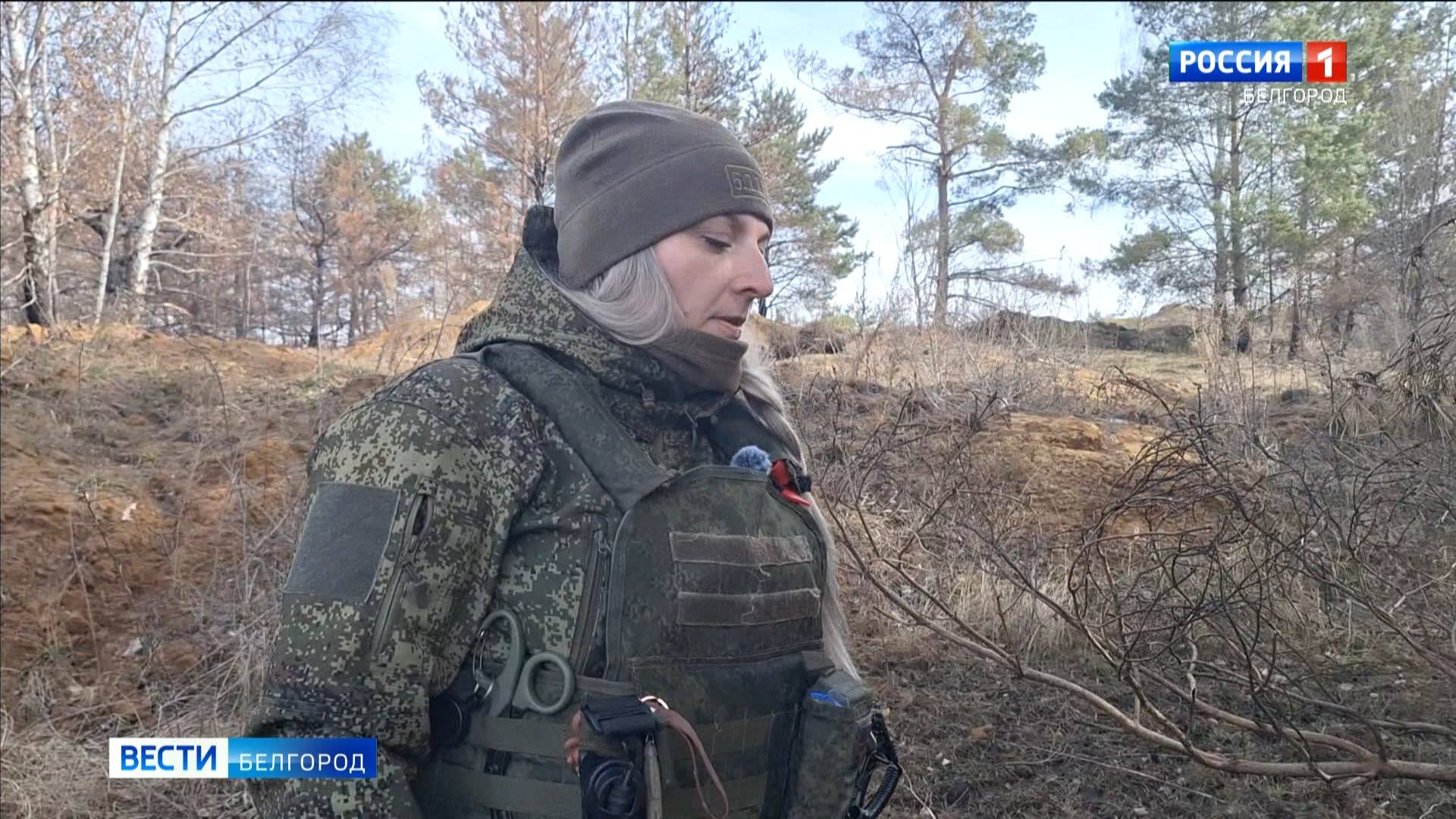 В зоне специальной военной операции женщины служат наравне с мужчинами