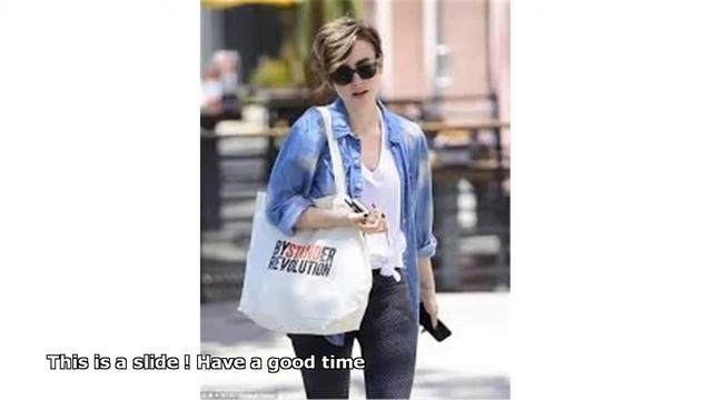 lily collins workout