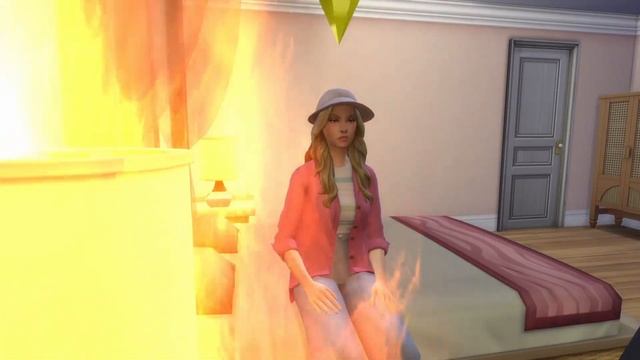 ไฟไหม้ แต่ใจนิ่ง 🔥😌 the sims 4 rags to riches (for rent) ep.21