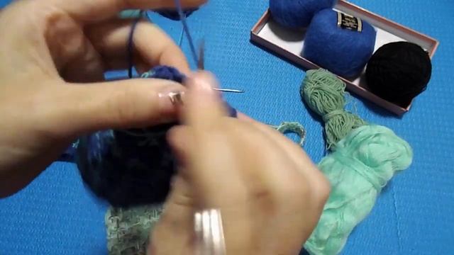 МК тёплые митенки крючком.