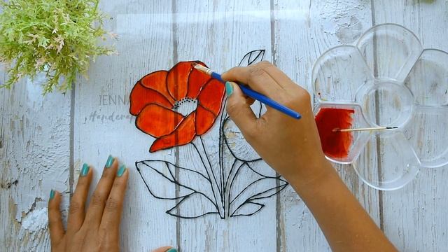 Homemade Glass Paints | How to make glass painting | DIY Glass Painting