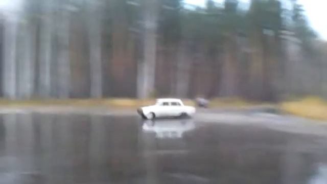 Дрифтовый ВАЗ 2106. Тест ДВС после перенастройки. Любительская съемка.