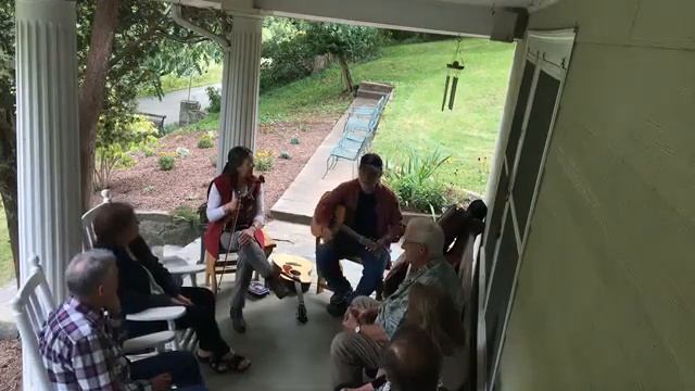 Wayne Henderson and Helen White at River House