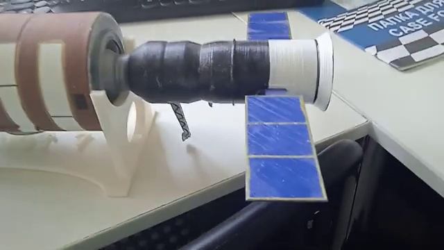 Напечатанная модель САЛЮТ 7. Масштаб 1:48