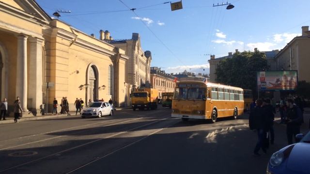 парад ретро техники 2015 СПб