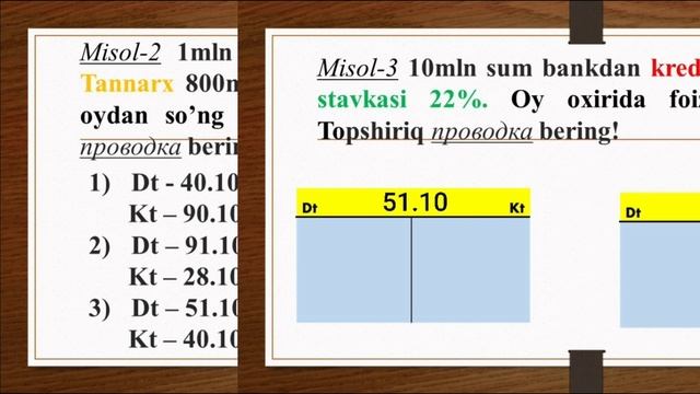 9-dars.TRANZIT schotlar bilan проводка ||Транзит счётлар проводкаси||