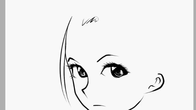 SAI PAINT TOOL INKING TEST