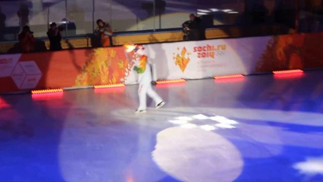 Открытие олимпийского огня, Красноярск, 2013