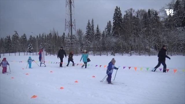 Лыжня России для маленьких