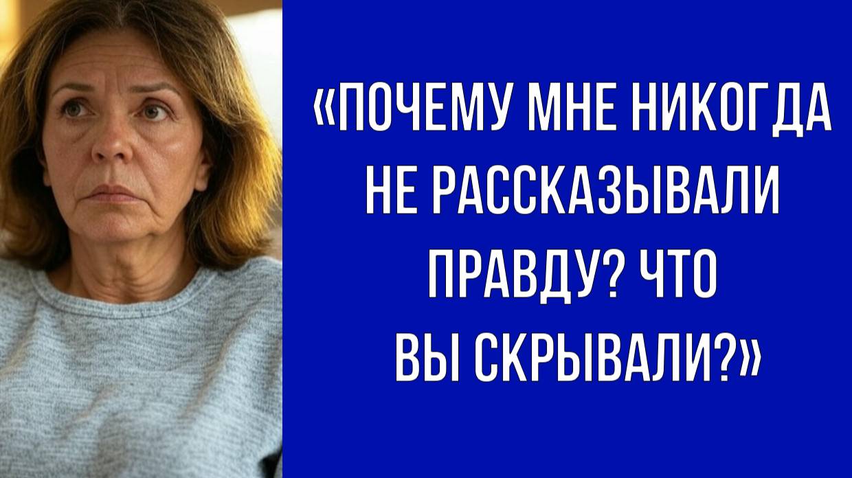 Дочь вернулась спустя 20 лет — и раскрыла семейную тайну