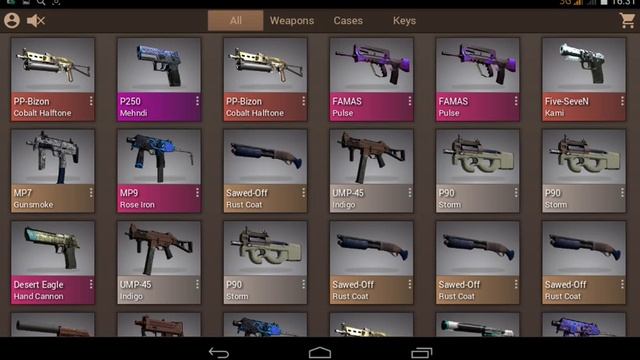 Играем EZ skins case simulatot