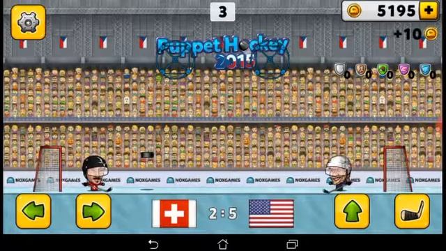 Прохажю игру Puppet Hockey