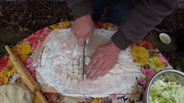 Манпар по узбекски в казане.