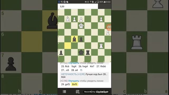 Chess.com анализ шахматной партии