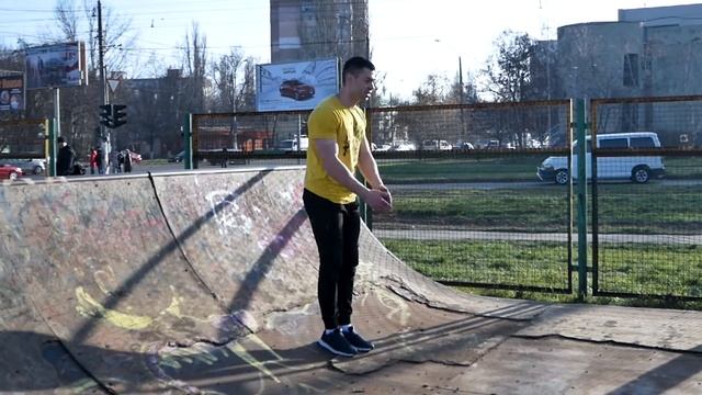 Одесский скейтпарк. Круто затусили с нигером