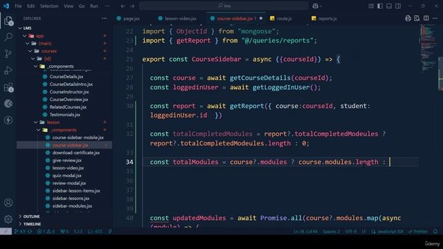 183 -Show the Course Completion Progress in Realtime