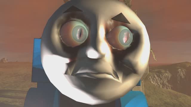 Train Thomas.exe is even afraid of him.