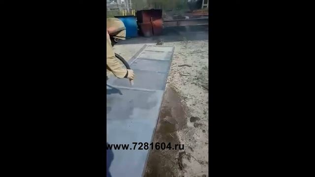 Пескоструйная очистка частей промышленной дробилки в г. Калуга (sand blasting)