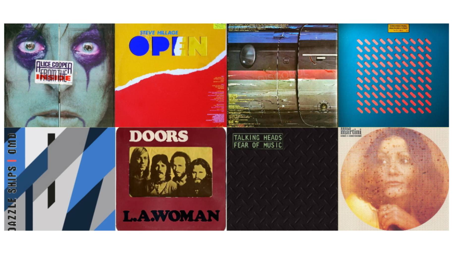 Alice Cooper, Wings , OMD , Doors , Talking Heads , (Креативные обложки сборник №3)