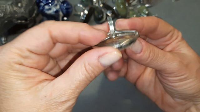 110. Серебряные украшения с натуральными камнями👍🎄💍