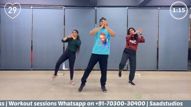 Pyar Hota kayi Baar Hai Song | Online Zumba | Dance Fitness | Weight loss | Workouts | Saadstudios