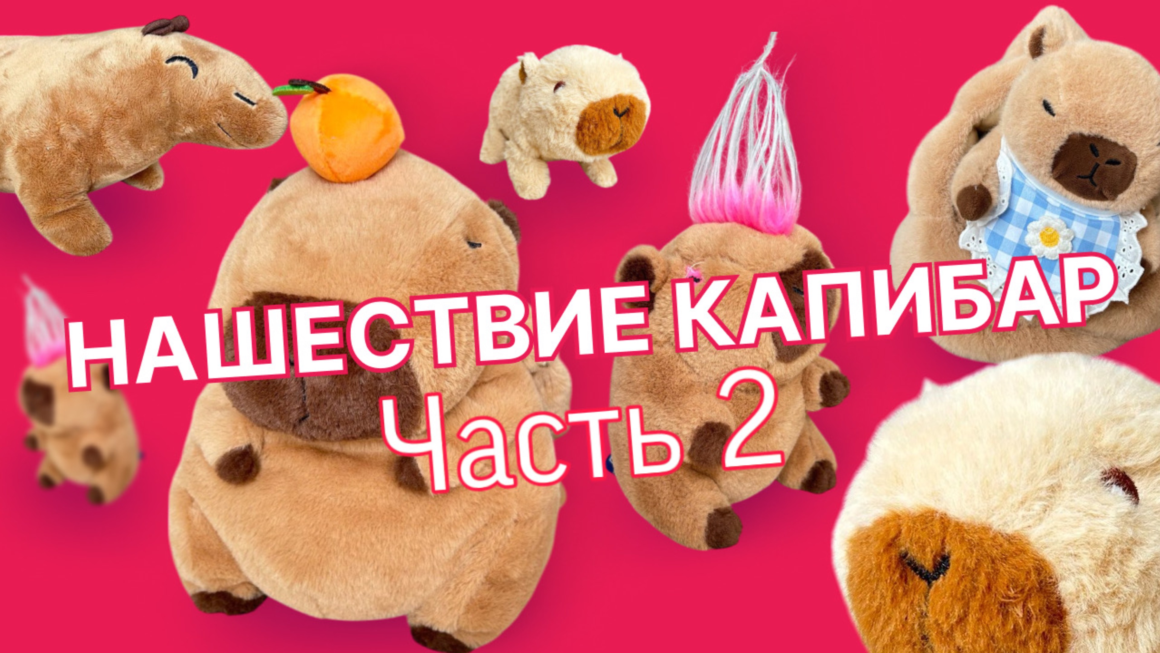 Распаковка бумажных наклеек. Коллекция капибар часть 2