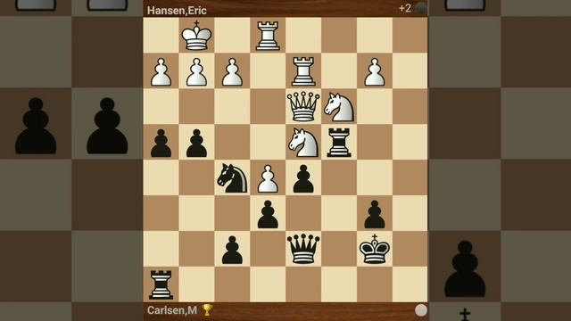 Magnus Carlsen vs. Eric Hansen Chess Titled Tue 20.12.2022