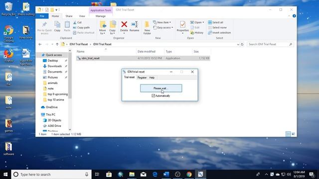 How to reset trial of IDM 2019
