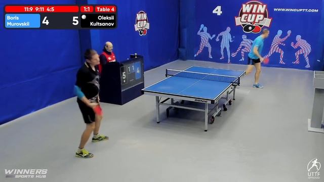 10:00 Boris Murovskii 2-3 Oleksii Kultsanov South 1 WIN CUP 22.11.2022 | TABLE TENNIS WINCUP