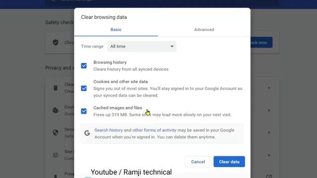 Youtube nahi chal raha kya kare || How to clear youtube cache on laptop 2022 RamjiTechnical