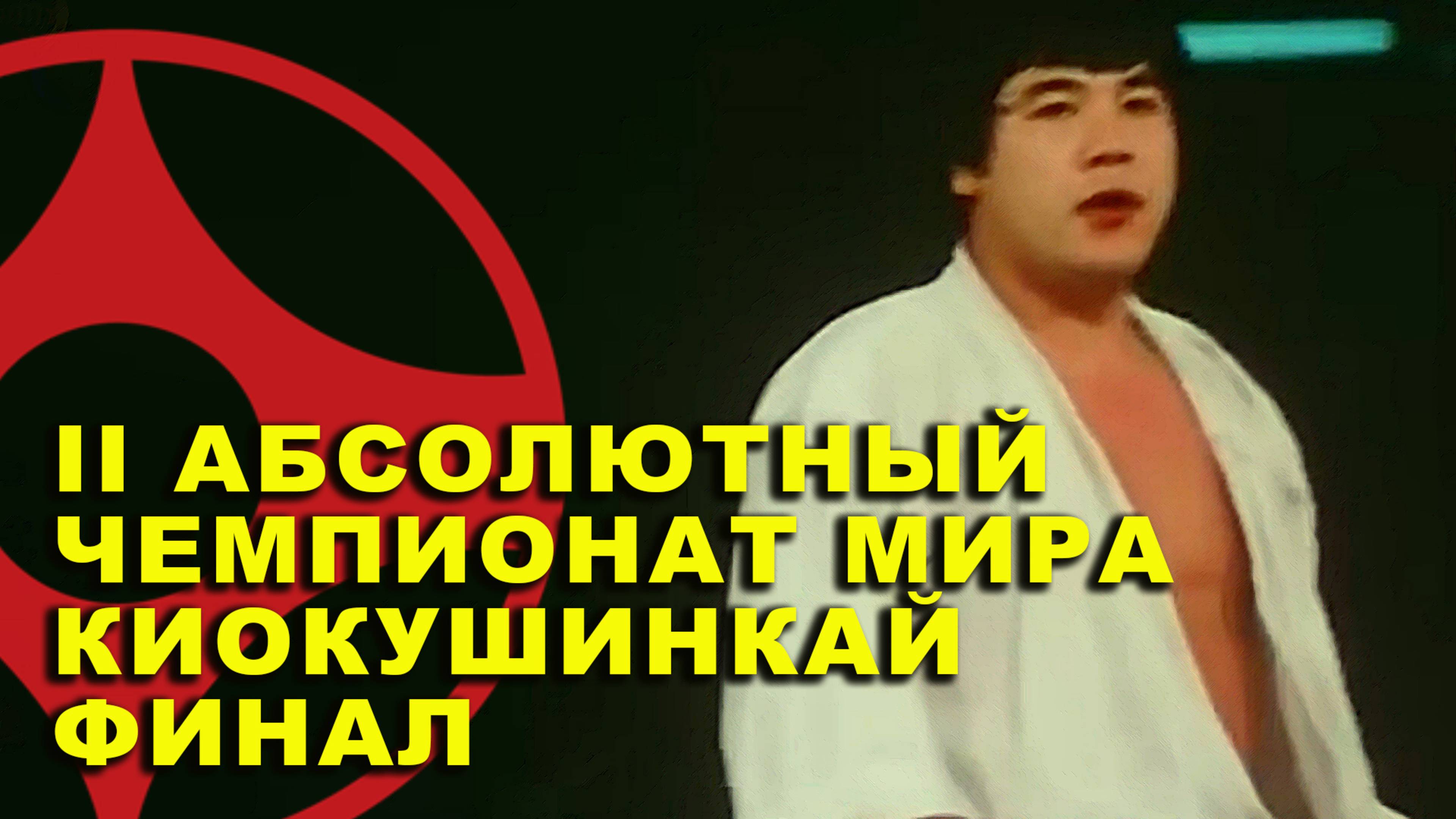 II Абсолютный Чемпионат Мира по Киокушинкай.Финал