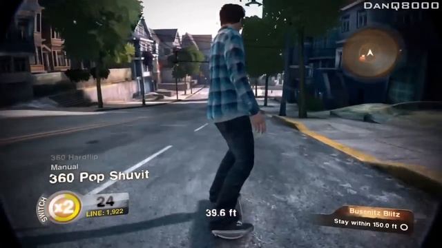 Skate 2 - Walkthrough - Part 4 - Peds Get In The Way!