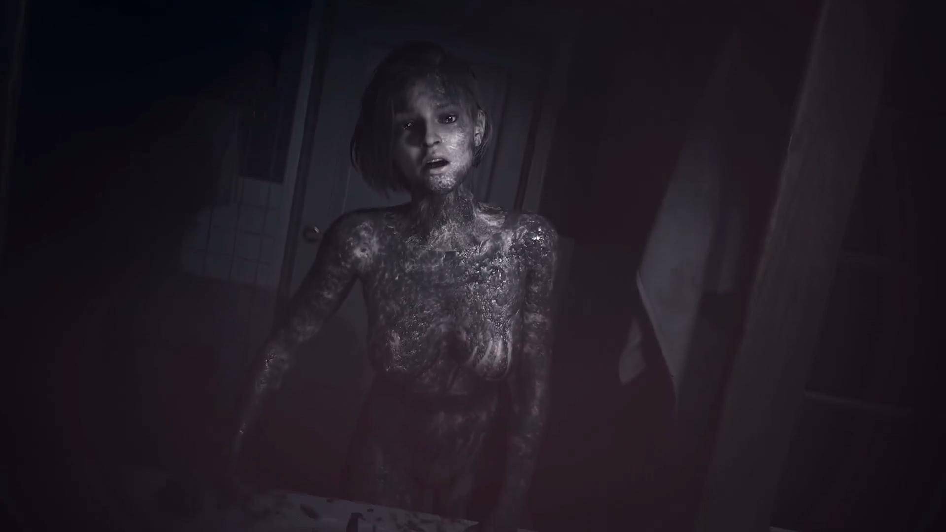 Обнаженная Jill Valentine поражена вирусом в игре Resident Evil 3 Remake
