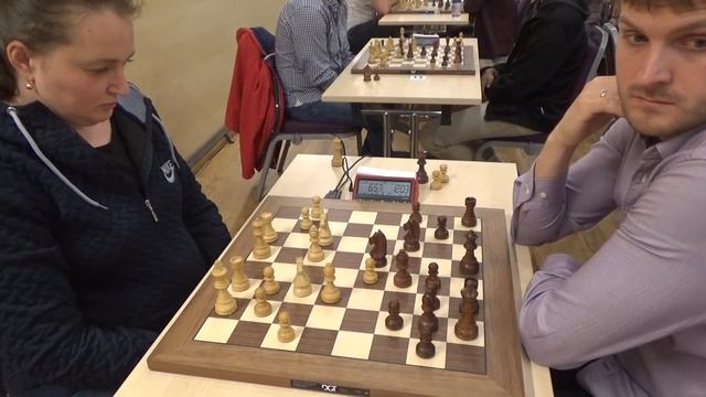 IM Inna Gaponenko - GM Nikita Vitiugov, Sicilian defense, Rapid chess