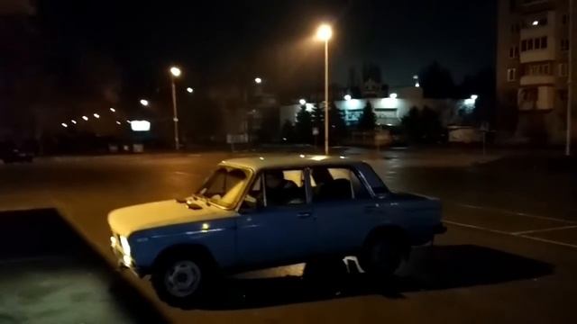 Дрифт на шипованной резине. Запорожье.
