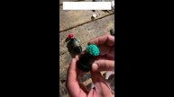 Сброс для дрона (напечатан на 3М-принтере) с накольником