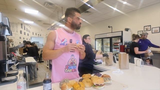 ALL YOU CAN EAT BAGEL CHALLENGE - DANS BAGELS - TROPHY CLUB, TX