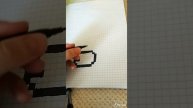 РИСУЕМ ПОНЧИК ПО КЛЕТОЧКАМ!!!)